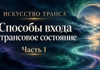 Искусство транса 11. «Способы входа в трансовое состояние. Часть 1»